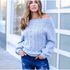 Fluffy Ribbed Sweater NWT